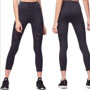 Good American Mesh Panel leggings